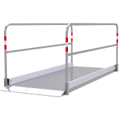 Aluminium and steel | trench bridge | Width: 1.00 m, Length: 2.80 m